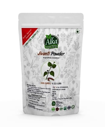 Organic Jivanti-Dodi Powder-100gm