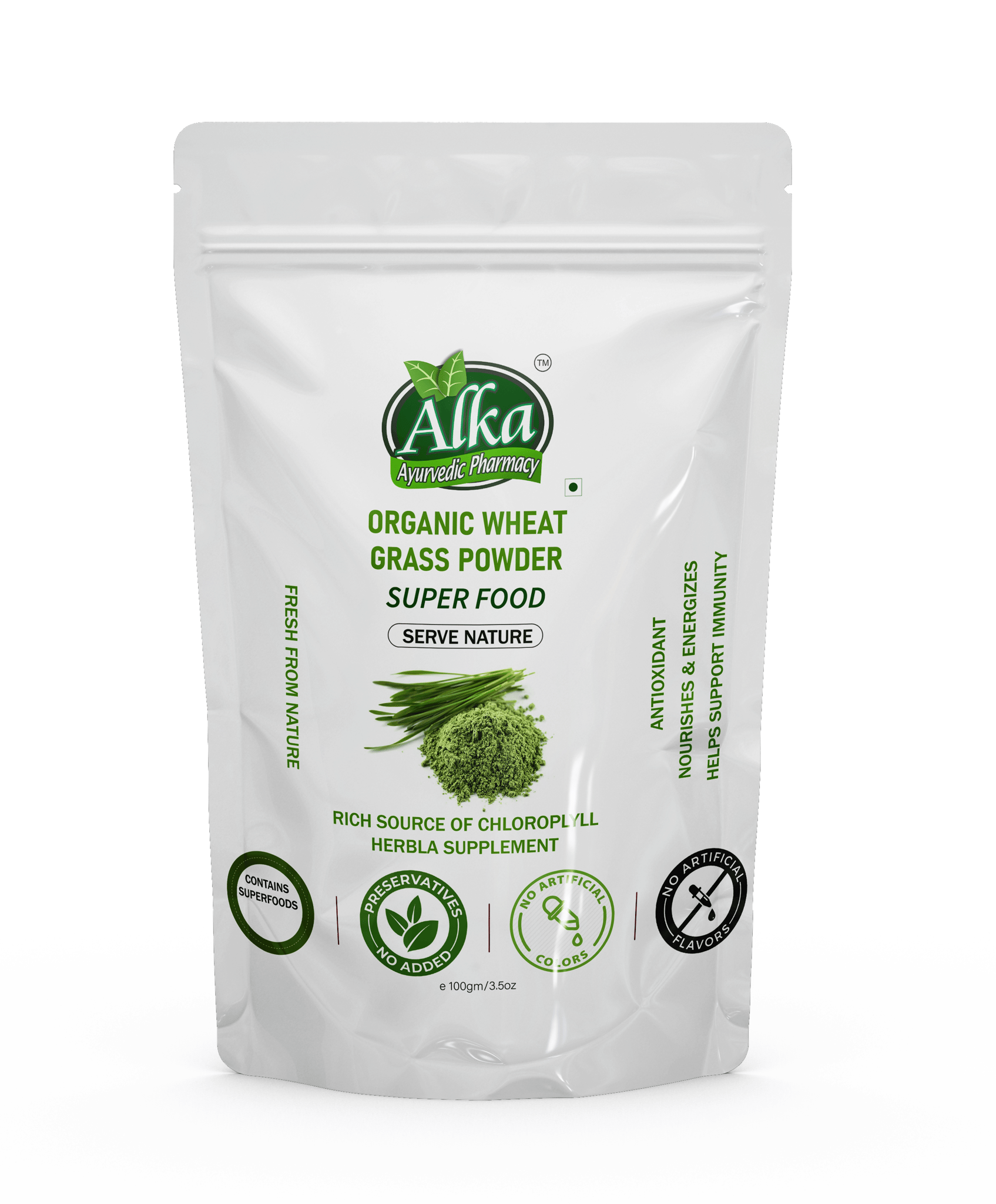 Organic Wheat Grass Powder- 100gm