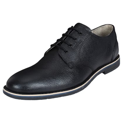 SeeandWear Leather Black Formal Shoes for Men