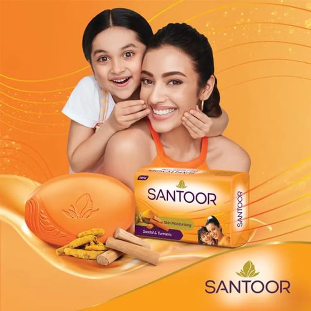 SANTOOR Sandal & Turmeric Soap 100g MRP.26 (Pack of 168pic).. No offer |  Udaan - B2B Buying for Retailers