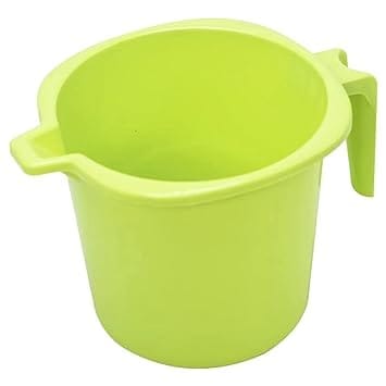 Home Plastic Bath Mug  (Green 1)