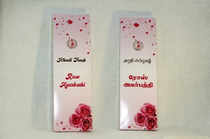 Khadikraft - Rose Agarbatti - Pack of 5