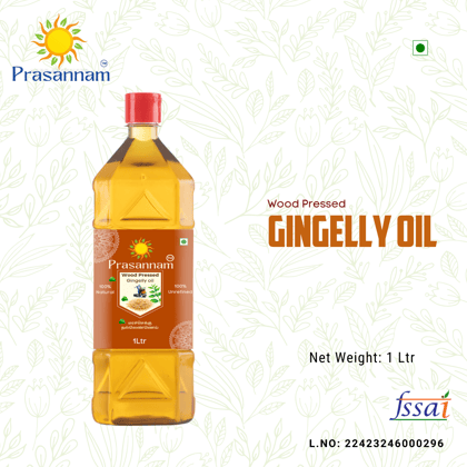 Sesame / Gingelly / Til Oil (Wood Pressed) 1 Ltr