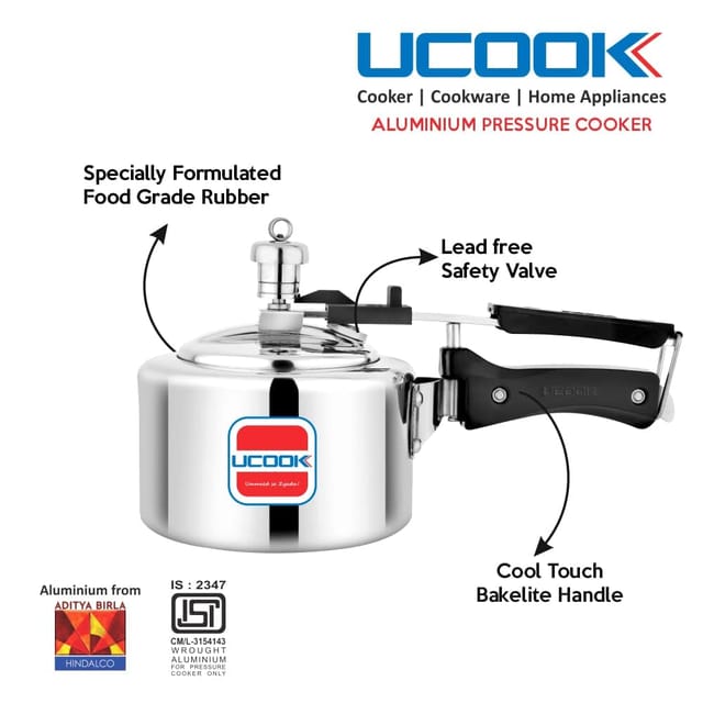 UCOOK By UNITED Ekta Engg. Chhotu 1 Litre Induction Inner Lid