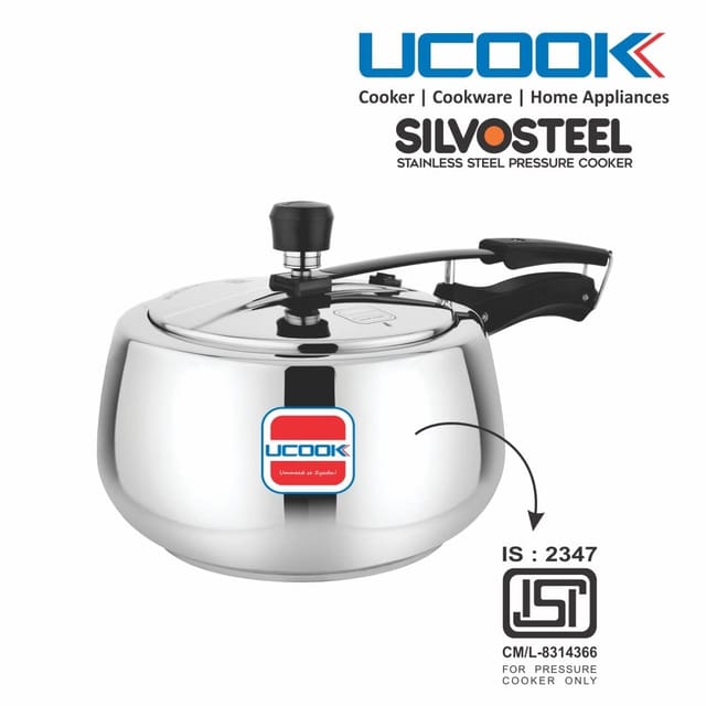 UCOOK By United Ekta Engg. Stainless Steel Silvo Induction