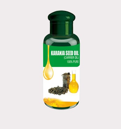 Karanj Seed Oil -Virgin Unrefined Cold Pressed Oil for Skin – 100ml