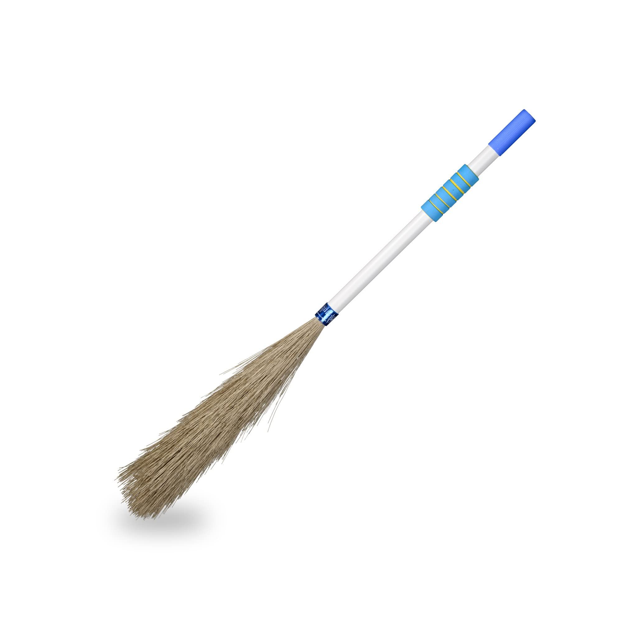 VIMAL Phulwari (OL) Household No-Dust Plastic Soft Bristles Broom | For Home/ Office/ Outdoor Floor Cleaning and Ceiling Cleaning | Washable Fibers Jhadu