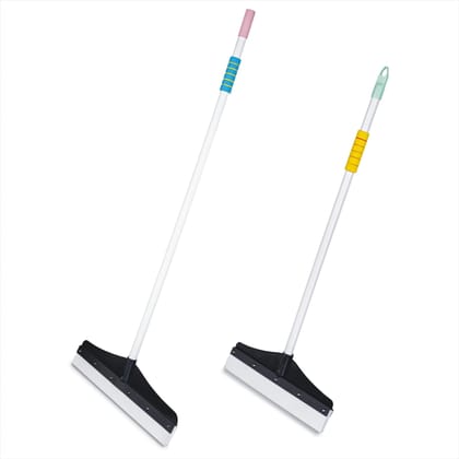 Vimal Multicolour Combo Set of 2 Types of Floor Cleaning Wipers for Outdoor + Indoor Floors