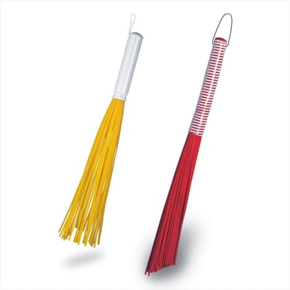 VIMAL JONNEY Kharata 24 inch Floor Cleaning and TinTin 20' Bathroom Floor Cleaning Wet/Dry Plastic Brooms Combo Set (Multicolour, Standard Size)