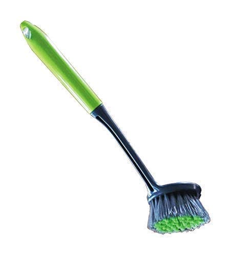 VIMAL JONNEY Nuvo Plastic Dish Washing/Cleaning Brush, Standard Size, Multicolour