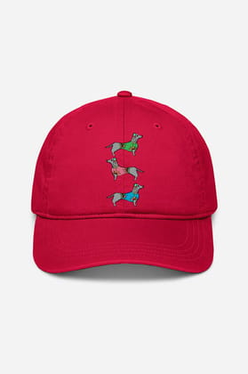 Three Daschunds Cap (7 Colours)