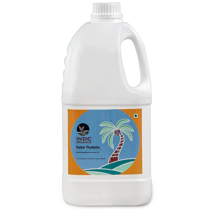 Indic Organics Cold Pressed Coconut Oil for Daily Cooking 3ltr