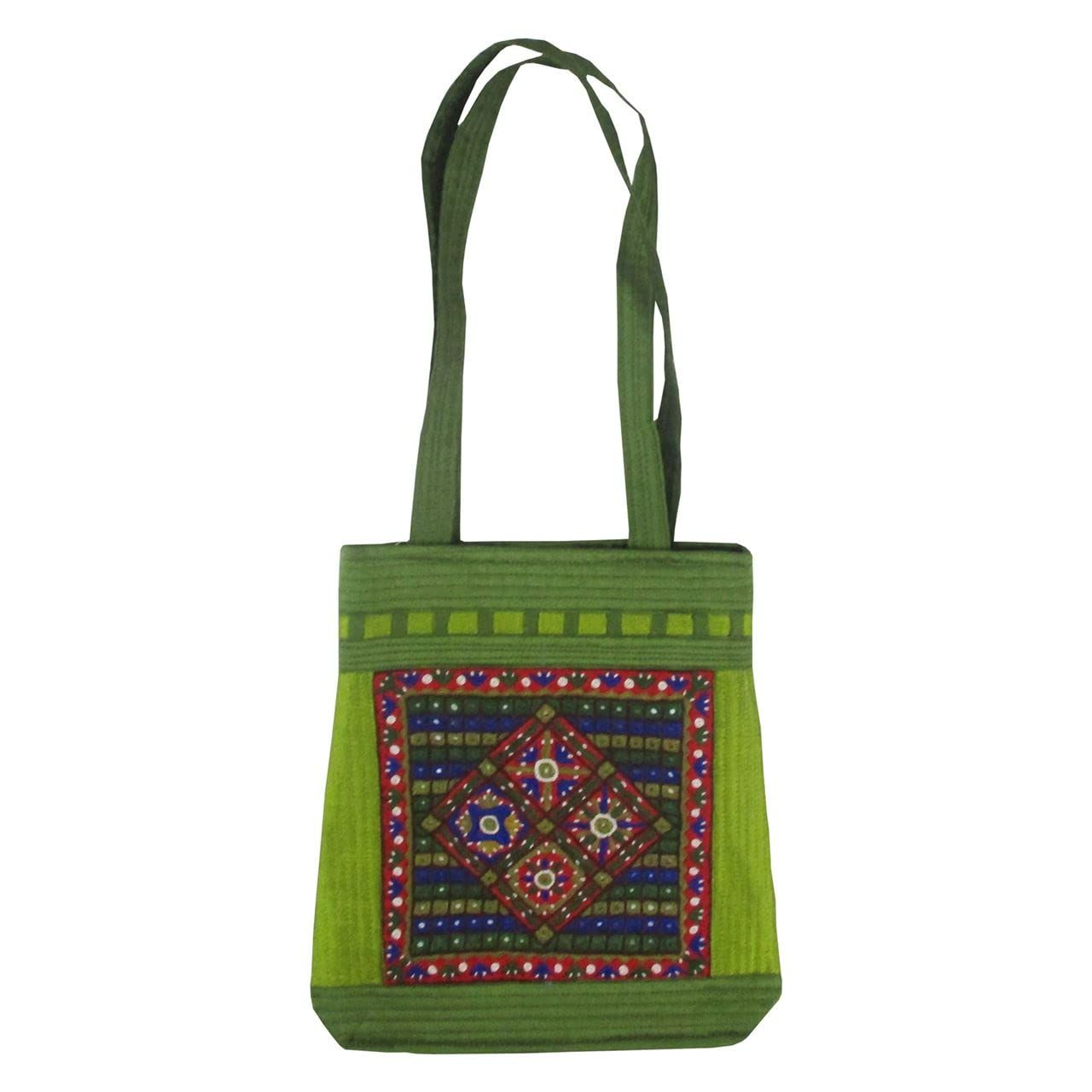 Handcrafted Kutchi Leather Balti Sling Bag
