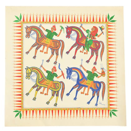 Garvi Gurjari (A Gujarat Govt Enterprise) Canvas Pithora Painting