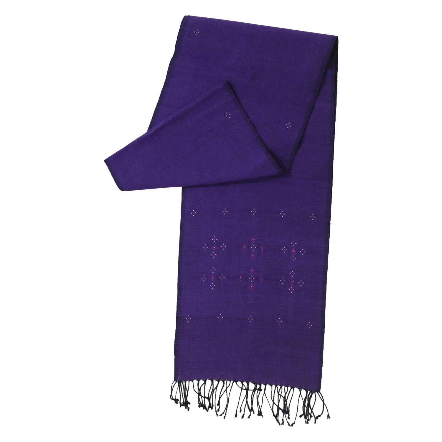 Garvi Gurjari (A Gujarat Govt Enterprise Handloom Tangaliya Cotton Muffler (GGCTM06)