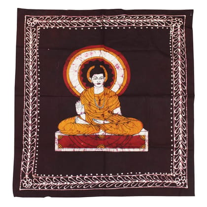 Garvi Gurjari (A Gujarat Govt Enterprise Lord Buddha Batik Painting Tapestry Cotton Wall Piece