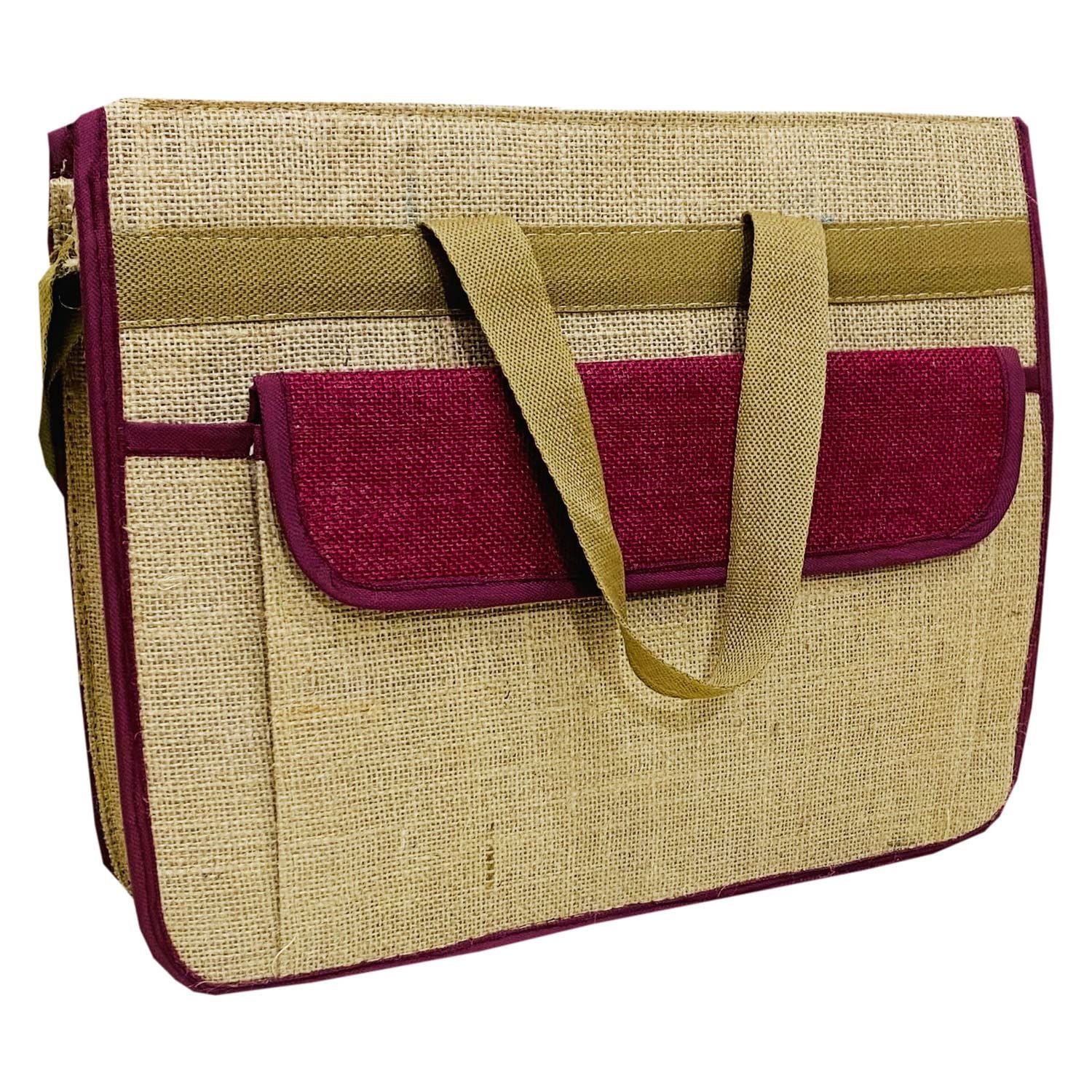 Buy Garvi Gurjari (A Gujarat Govt Enterprise Multipurpose Jute Hand Bag  (GGCMJB12) at Amazon.in