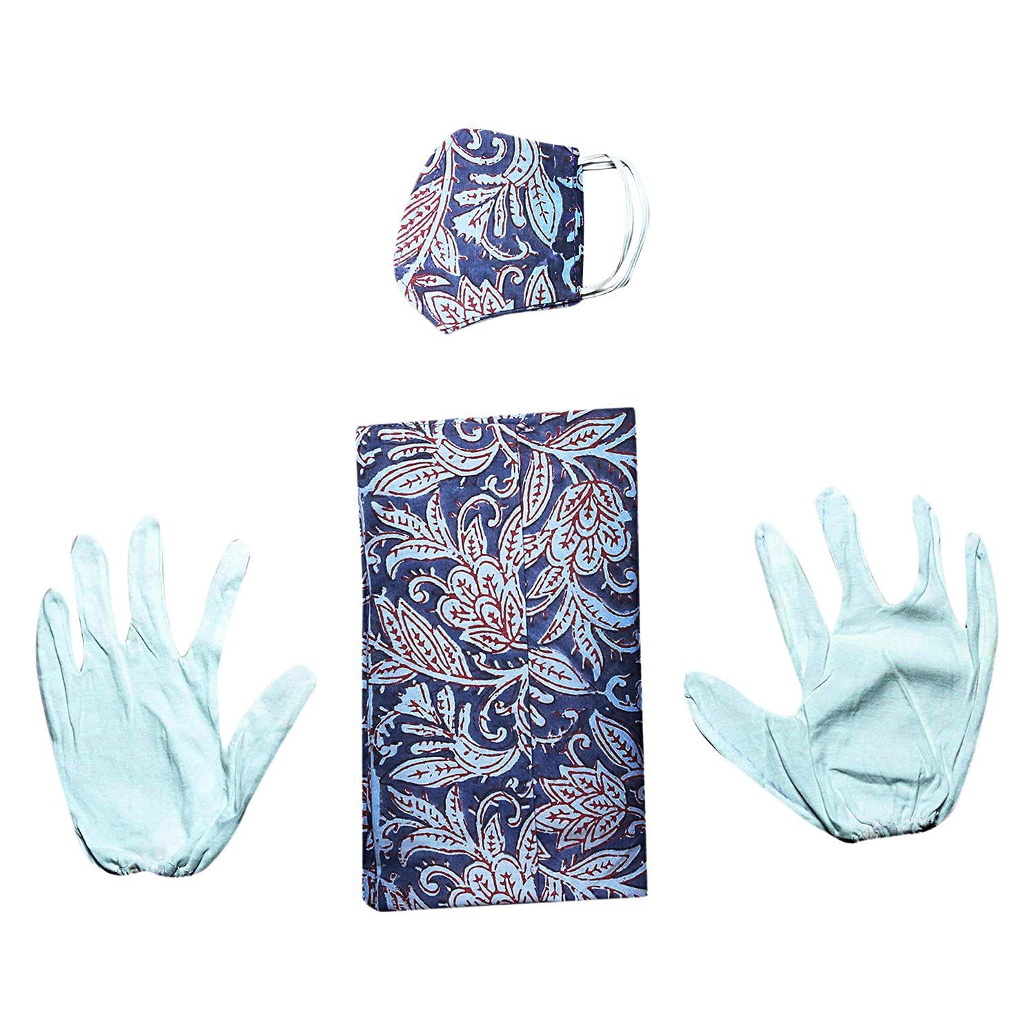 Garvi Gurjari (A Gujarat Govt Enterprise) Blue Unisex Glove