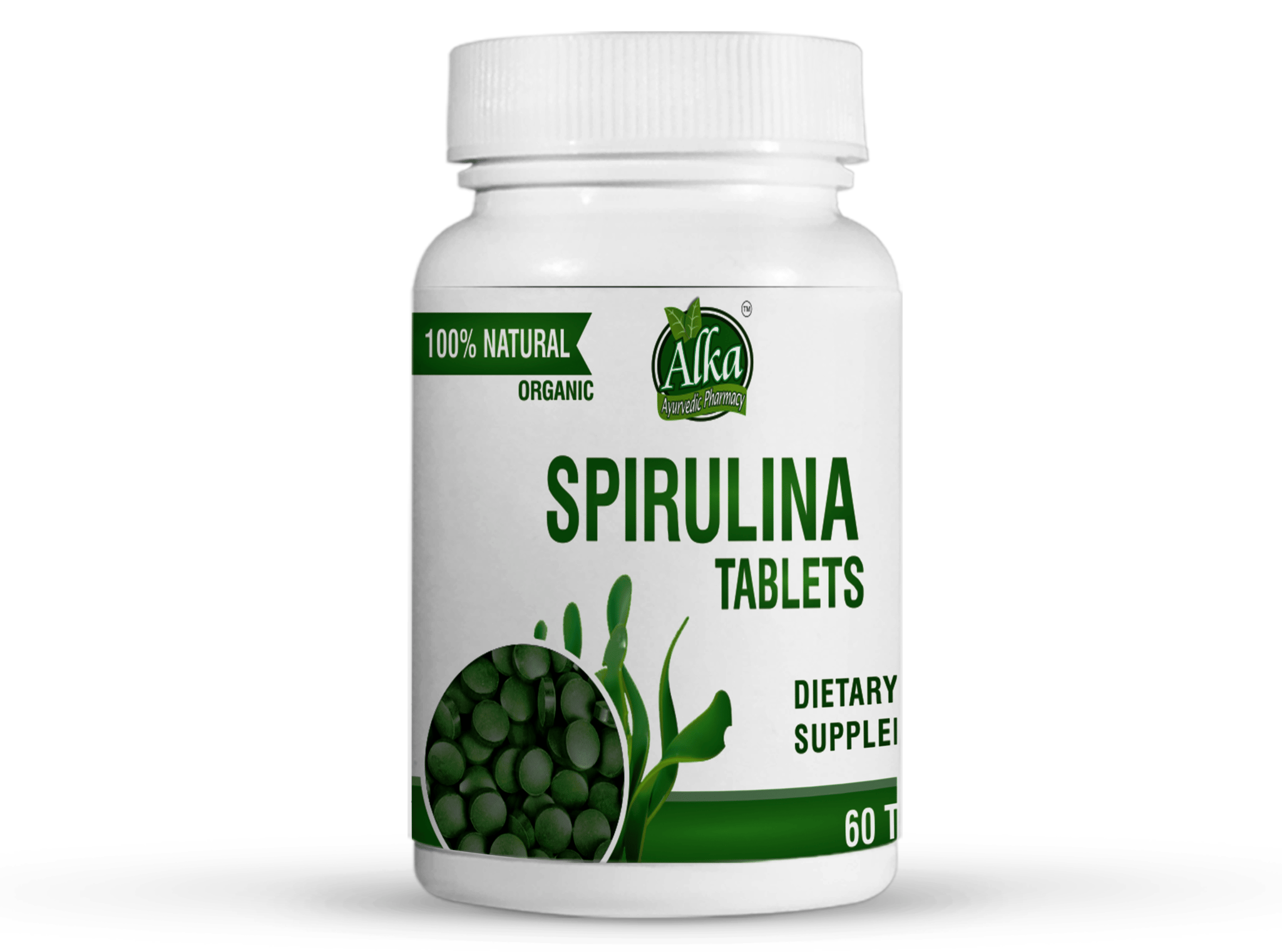 Organic Spirulina Tablet -60 Tab