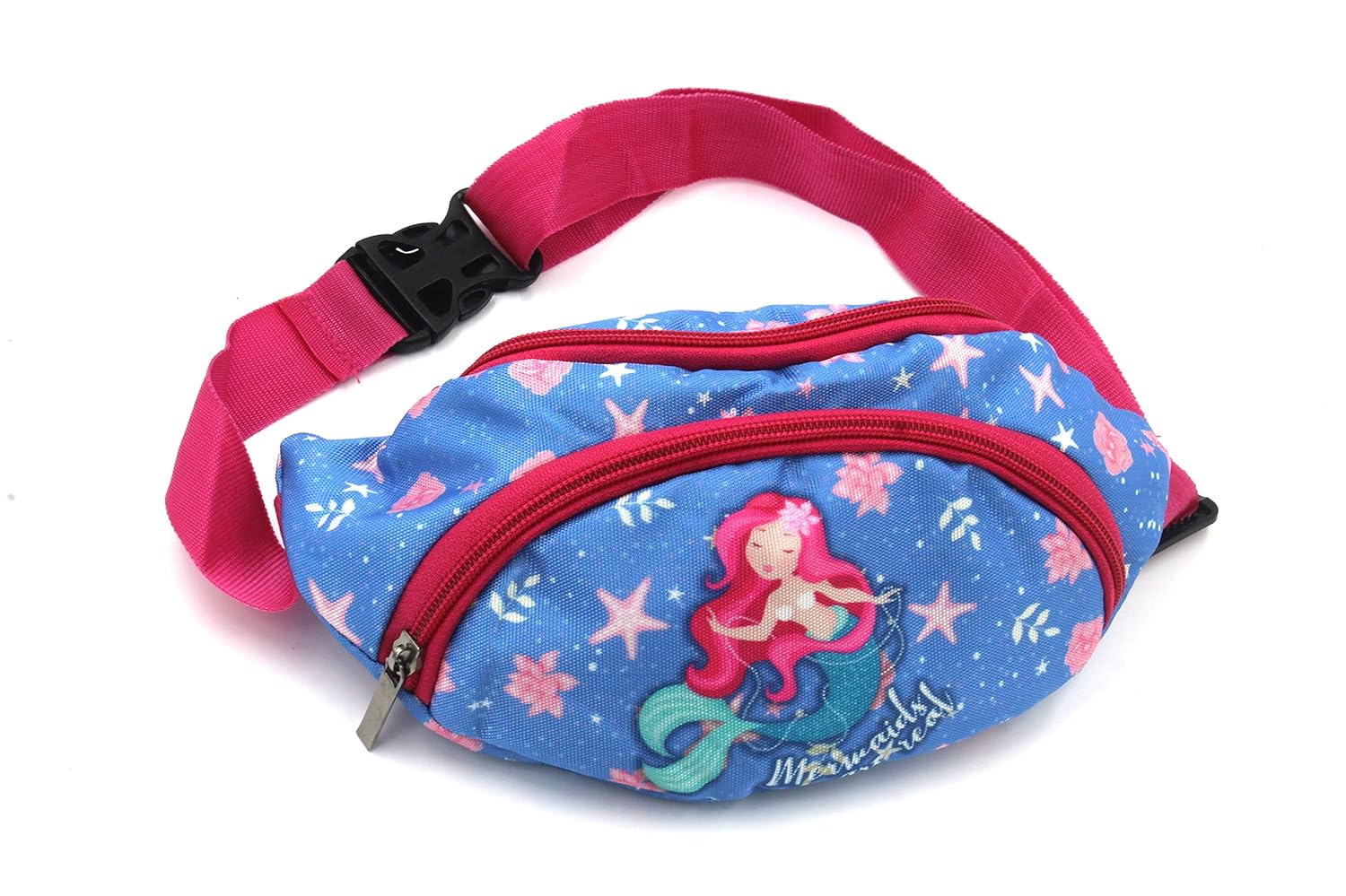 Weshopaholic Girls Waist Bag Pack Outdoor Sports Pouch Belt Hip Chest Crossbody Travel Purse (Mermaid)