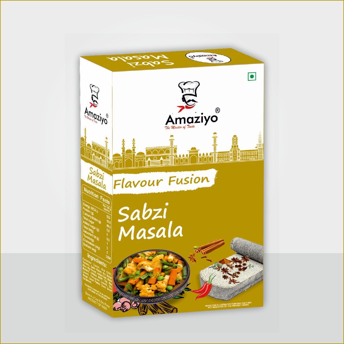 Amaziyo Sabzi Masala  100g Box