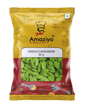 Amaziyo Green Cardamom 50g | Green Elaichi | Hari Elaichi