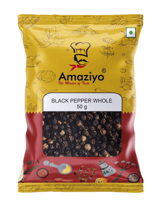 Amaziyo Black Pepper Whole 50g | Kali Mirch Whole