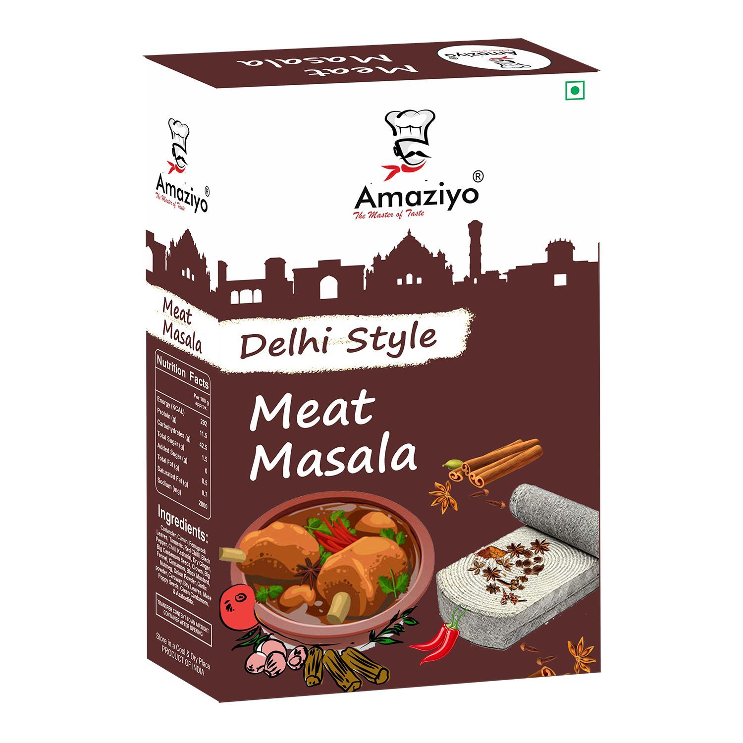 Amaziyo Meat Masala 100g Box