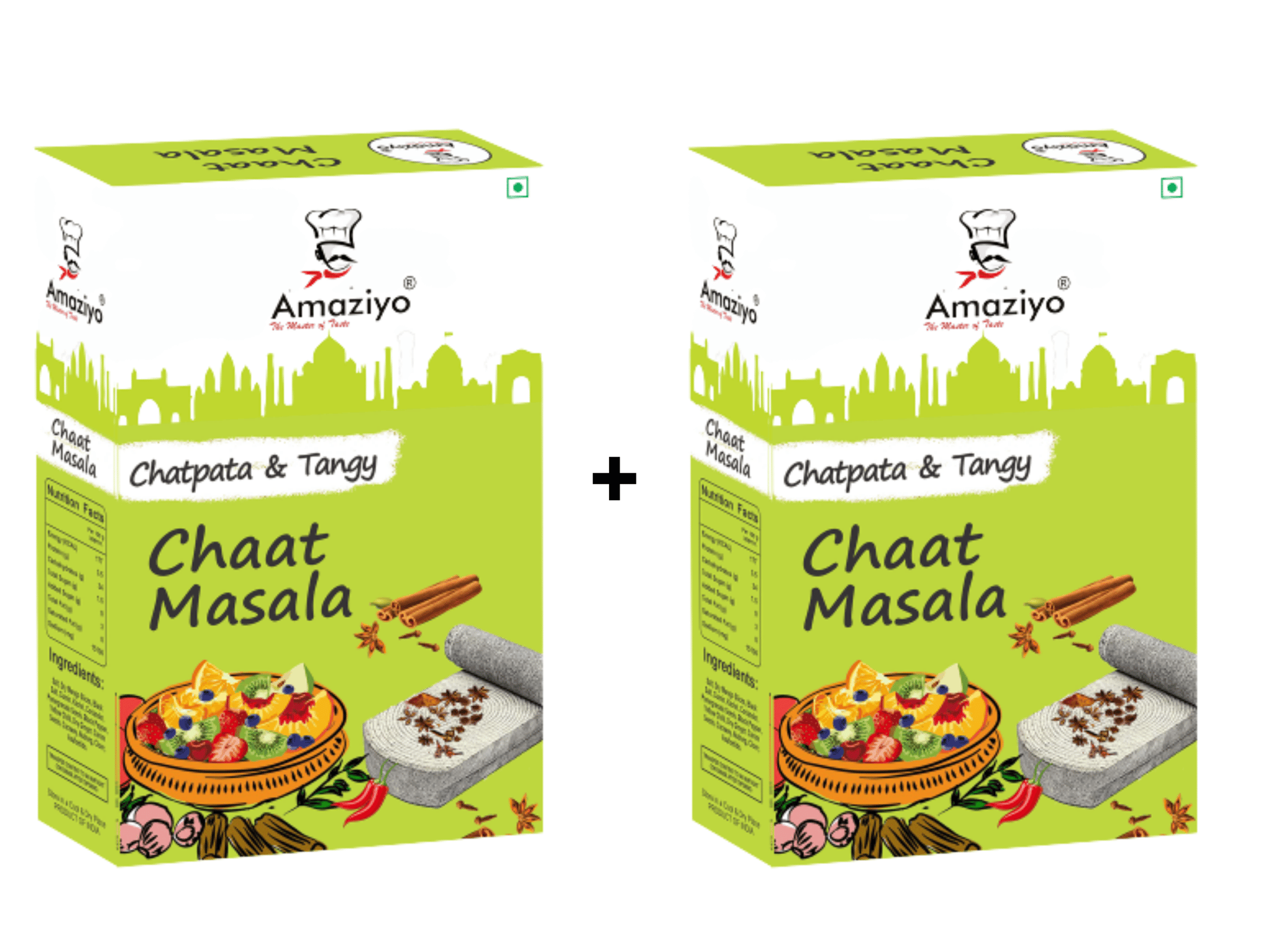 Amaziyo Chat Masala 200 g | 100 g x 2 Pack