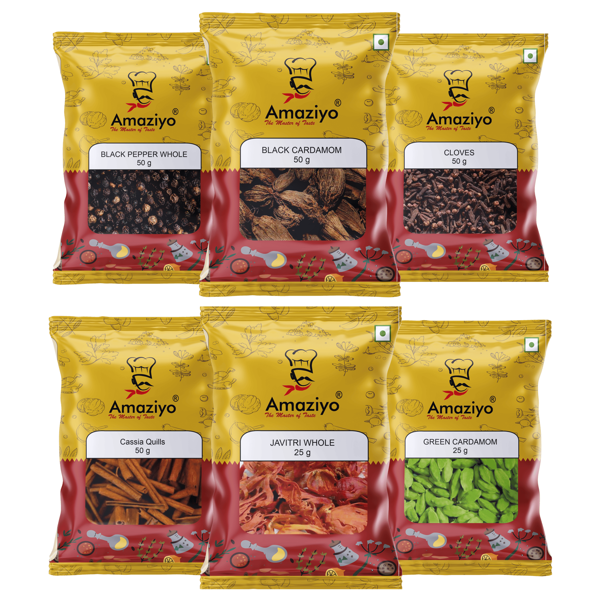 Amaziyo Exoctic Spices Small Combo 250g.