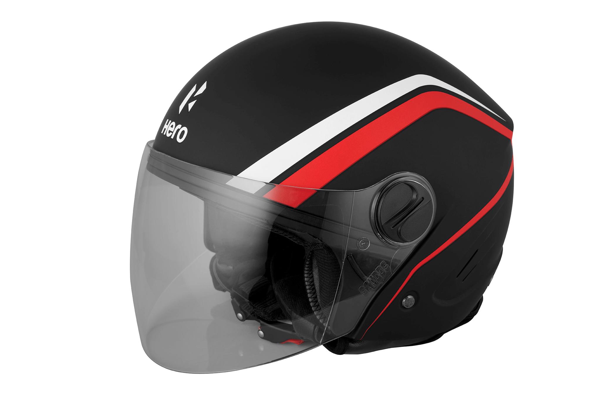 Hero helmet red sales colour