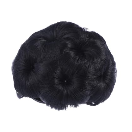 Hair Bun Extension Readymade Synthetic Juda Bridal Extensions for Women