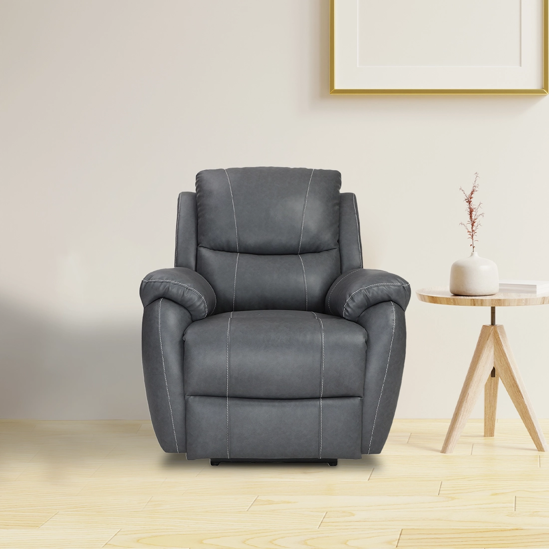 Recliners India Single Seater Recliner Sofa - Lite | Recliner Chair | 1 Seater Sofa Chair | Single Seater Motorized Recliner