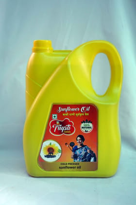 Cold Pressed Sunflower Oil 5 Ltr