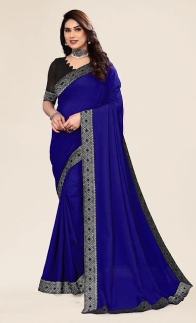 Maroon Plain Bollywood Chiffon Saree, Casual Wear at Rs 675/piece in Surat