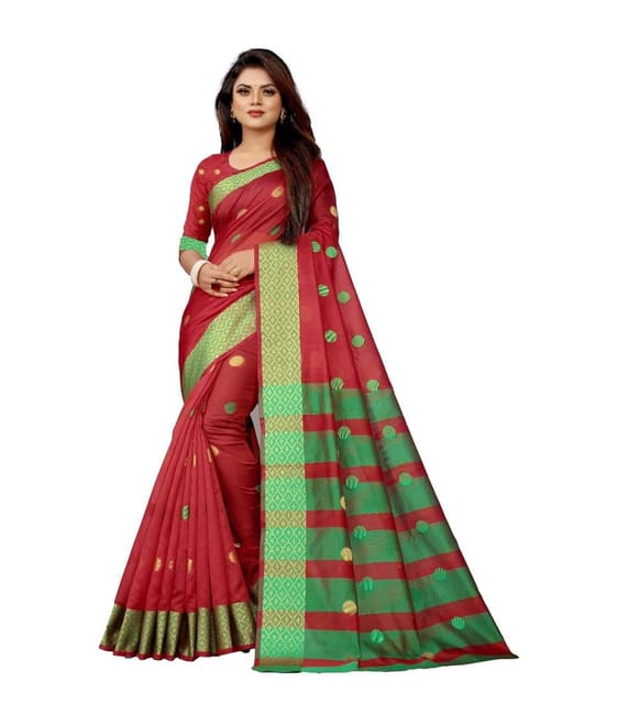 PINK ILKAL HANDLOOM SAREE – TRARANG