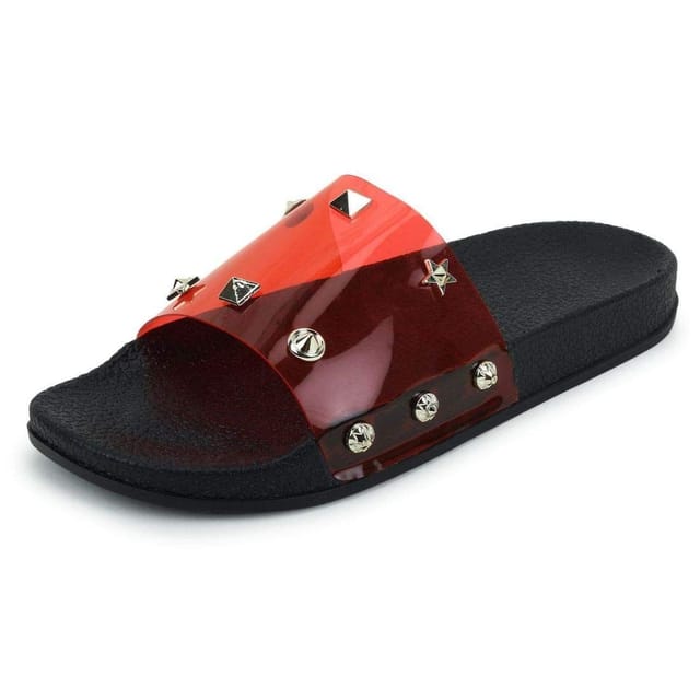 Red sliders womens hot sale