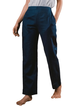 Women's Straight Fit pants - Navy Blue