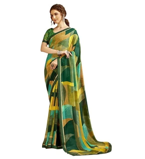 Buy Saree Mall Multicolor Printed Saree With Blouse for Women's Online @  Tata CLiQ