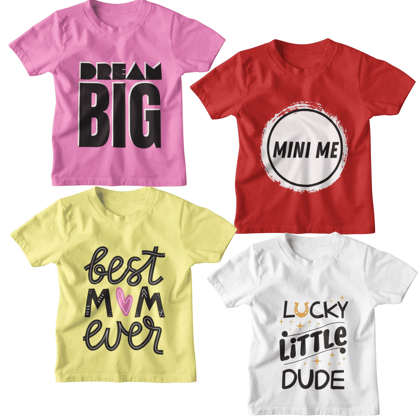 KID'S TRENDS®: Elevate Playtime Fashion with our Unisex Pack of 4 for Boys, Girls, and Fashion-forward Kids!