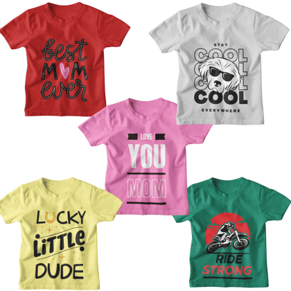 KID'S TRENDS®: Elevate Style Play - Unisex Pack of 5 for Boys, Girls, and Trendsetting Kids!