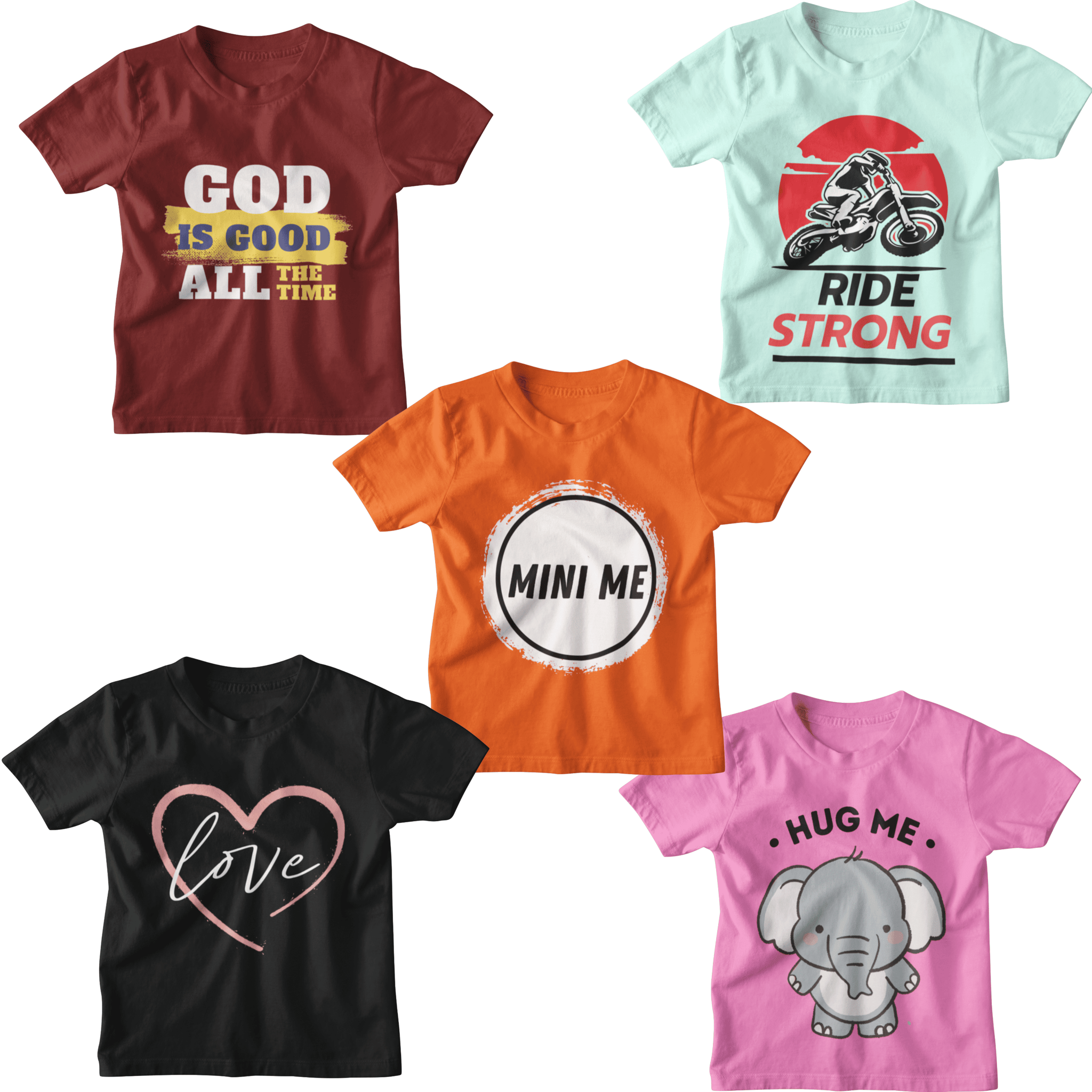 KID'S TRENDS®: Unleash Style with Confidence - Unisex Pack of 5 for Boys, Girls, and Trendsetting Kids!