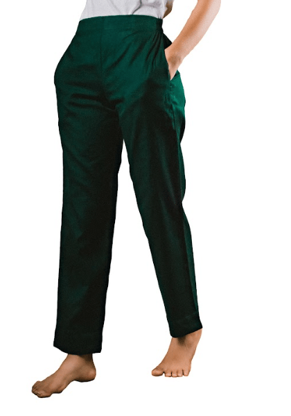 Women's Straight Fit pants - Green