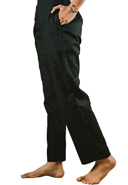 Women's Straight Fit pants - Black