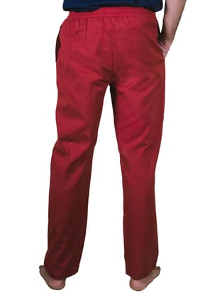 Unisex Cotton Loungewear Pants - Maroon