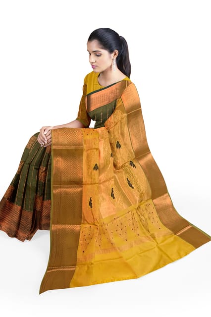 Festival Dharmavaram Silk Saree, 6.3 m (with blouse piece) at Rs 780 in  Surat