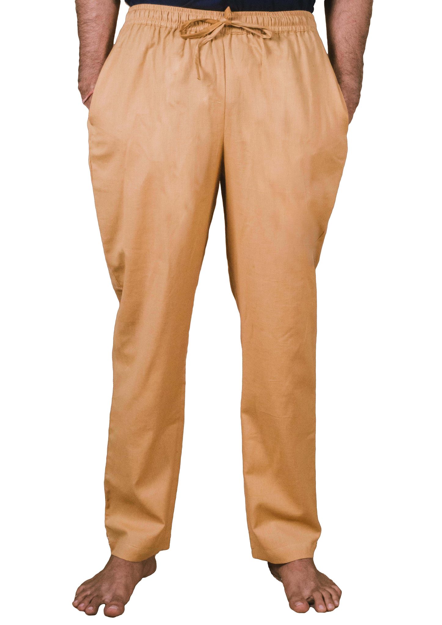 Unisex Cotton Loungewear Pants - Mustard