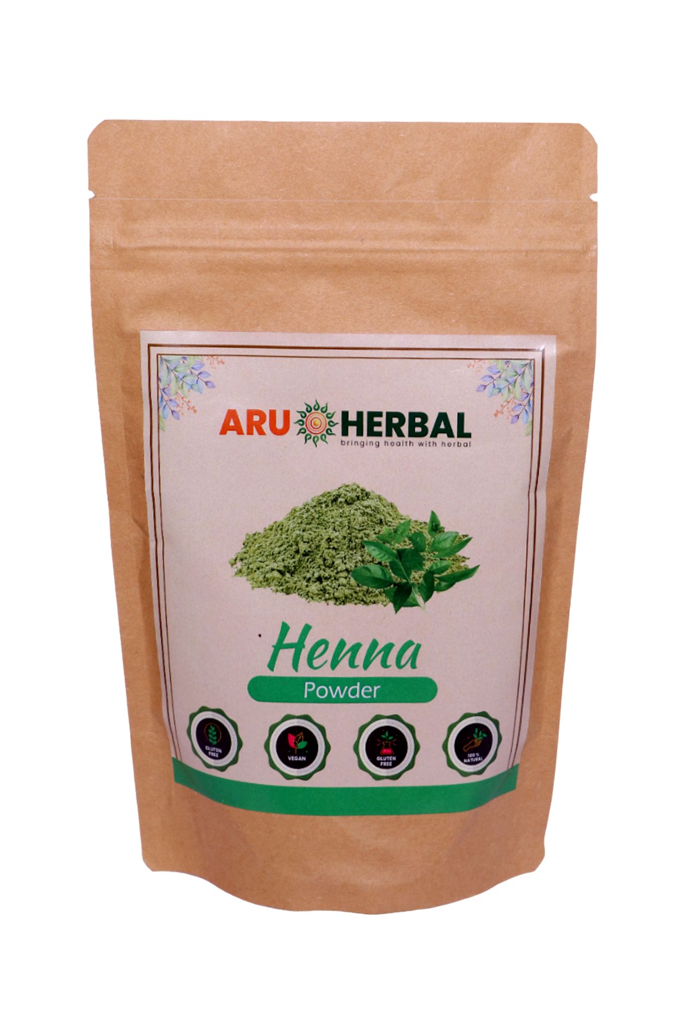 Aru Herbal Henna Powder for Hair Care, Natural Hair Dye, Conditioner Minimizes Hair Loss, Dandruff-175 gm