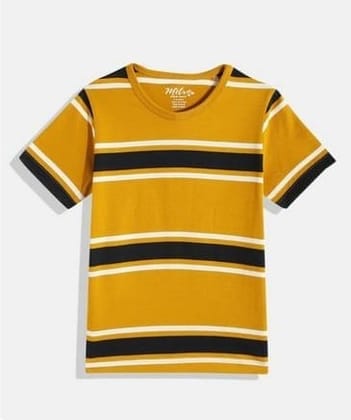 Boys Yellow Stripes T-shirt