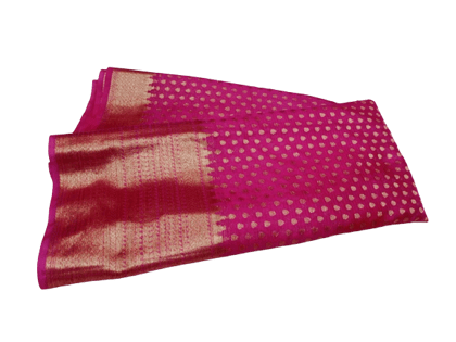 Beautifully Designed Maroon Silk Saree With Luxurious & Elegant Appeal